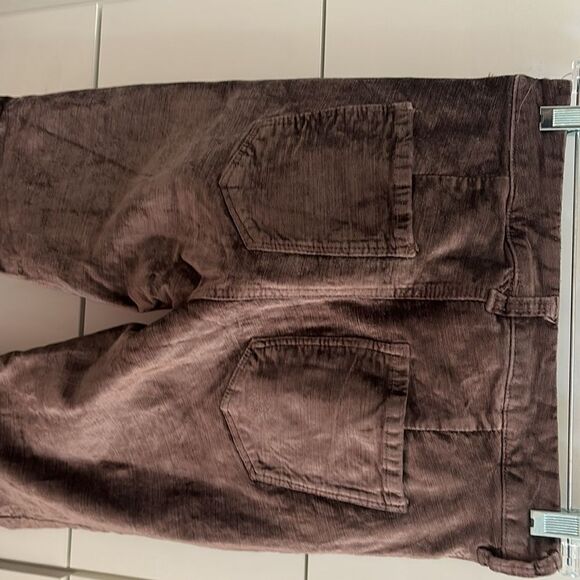 Free People Mauve /Purple Velvet Crop - Picture 5 of 6